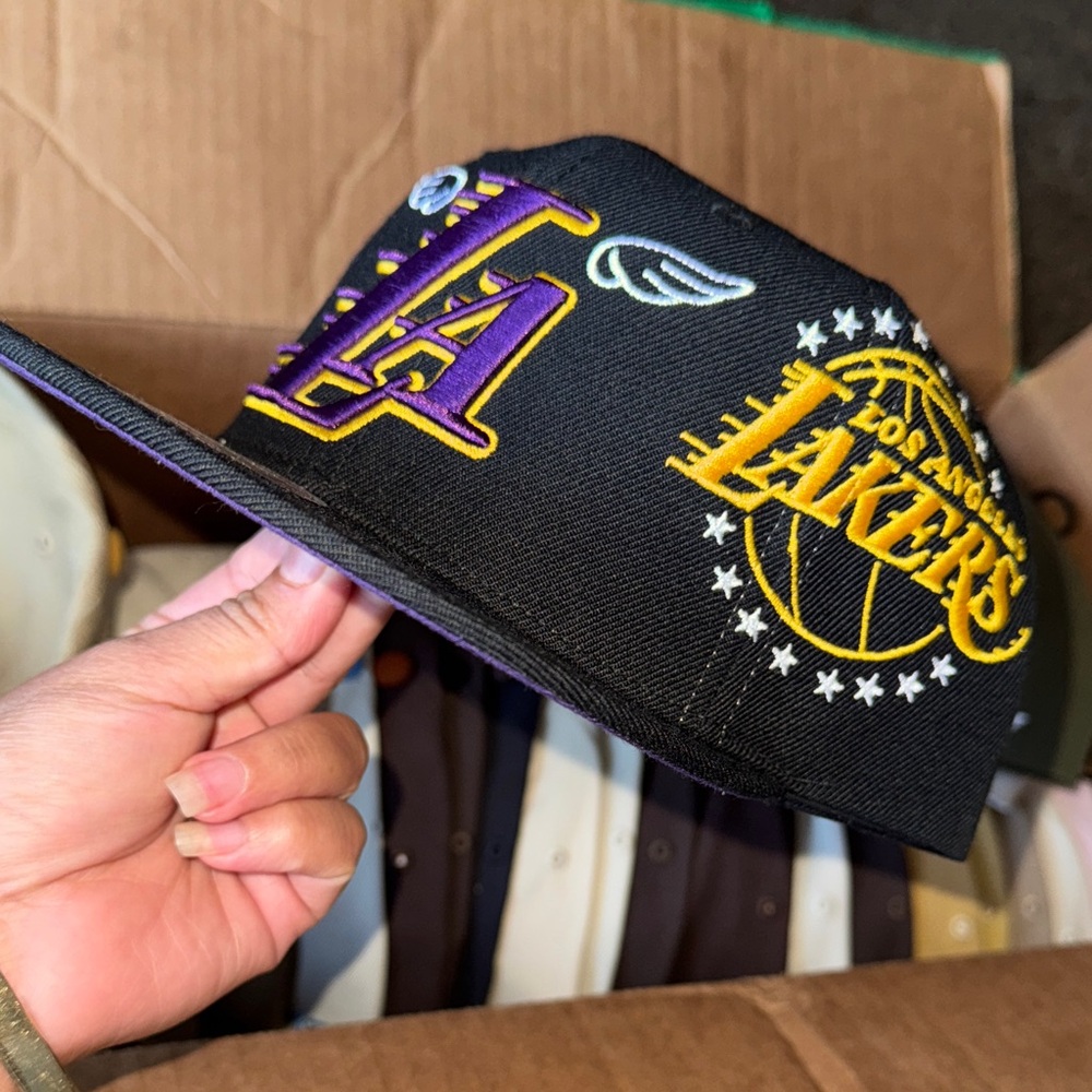 New Era Black and Yellow Lakers Cap